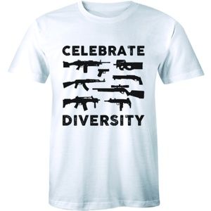 Celebrate Diversity Pro Gun 2nd Amendment T-shirt